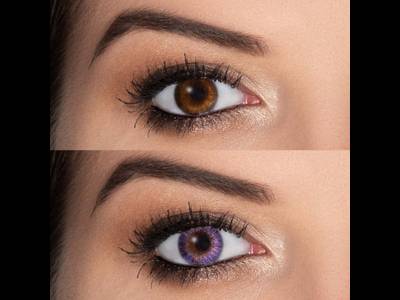 FreshLook ColorBlends Amethyst - power (2 lenses)