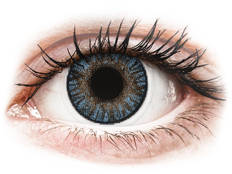 FreshLook ColorBlends Blue - power (2 lenses) - Coloured contact lenses