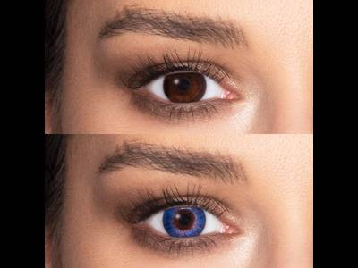 FreshLook ColorBlends Blue - plano (2 lenses)