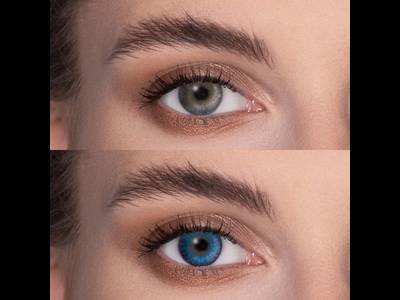 FreshLook ColorBlends Brilliant Blue - power (2 lenses)