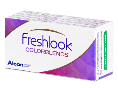 FreshLook ColorBlends Gemstone Green - power (2 lenses)