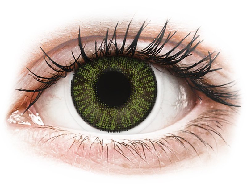 FreshLook ColorBlends Green - power (2 lenses) - Coloured contact lenses