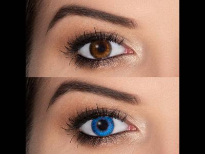 FreshLook ColorBlends True Sapphire - power (2 lenses)