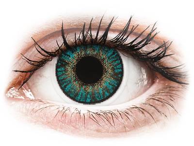 FreshLook ColorBlends Turquoise - power (2 lenses) - Coloured contact lenses