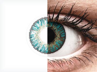 FreshLook ColorBlends Turquoise - plano (2 lenses)