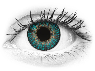 FreshLook ColorBlends Turquoise - plano (2 lenses)