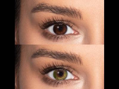 FreshLook Colors Green - power (2 lenses)