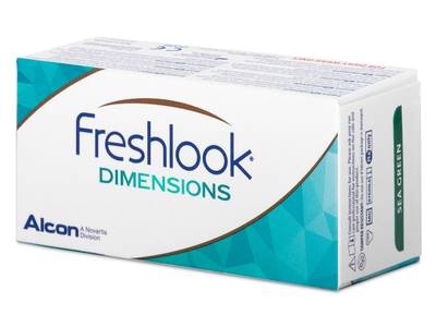 FreshLook Dimensions Pacific Blue - plano (2 lenses)