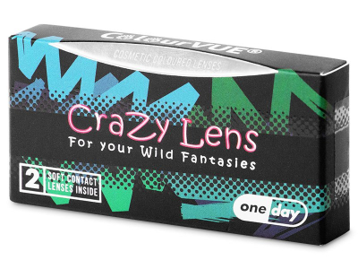 ColourVUE Crazy Lens - Blackout - daily plano (2 lenses)