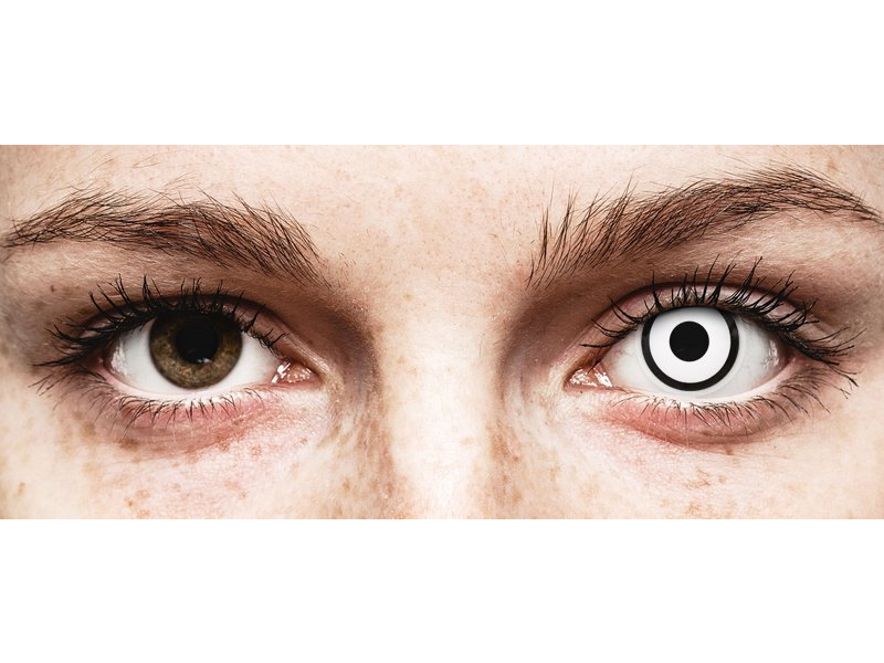 ColourVUE Crazy Lens - White Zombie - daily plano (2 lenses)