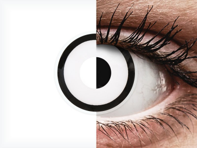 ColourVUE Crazy Lens - White Zombie - daily plano (2 lenses)
