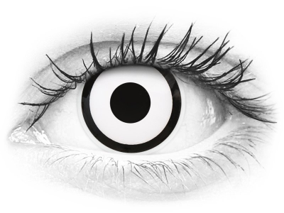 ColourVUE Crazy Lens - White Zombie - daily plano (2 lenses)