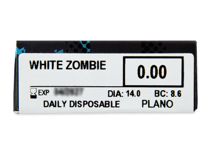 ColourVUE Crazy Lens - White Zombie - daily plano (2 lenses) - Attributes preview
