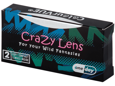 ColourVUE Crazy Lens - White Zombie - daily plano (2 lenses) - Coloured contact lenses