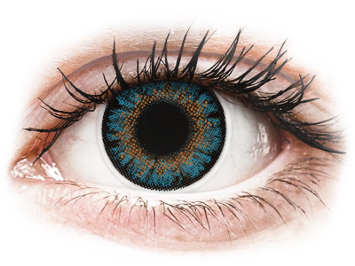 ColourVue One Day TruBlends Blue - power (10 lenses) - Coloured contact lenses
