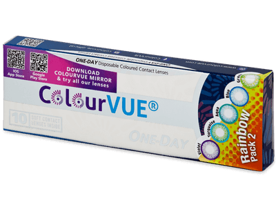 ColourVue One Day TruBlends Rainbow 2 - plano (10 lenses) - This product is also available in this pack variation