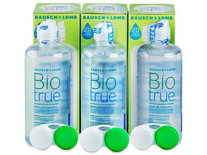Biotrue Solution 3x 300 ml - Economy 3-pack - solution