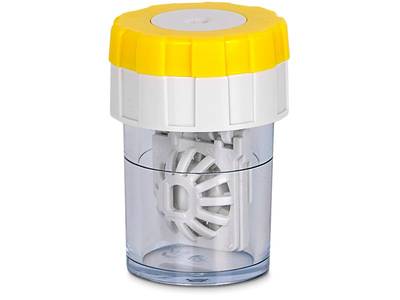 Lens Case Twist Top - Yellow
