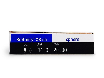 Biofinity XR (3 lenses) - Attributes preview