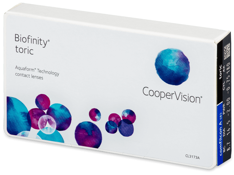 Biofinity Toric (6 lenses) - Toric contact lenses