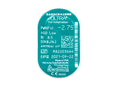 Bausch + Lomb ULTRA for Astigmatism (6 lenses) - Blister pack preview