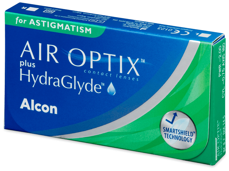 Air Optix plus HydraGlyde for Astigmatism (6 lenses) - Monthly contact lenses
