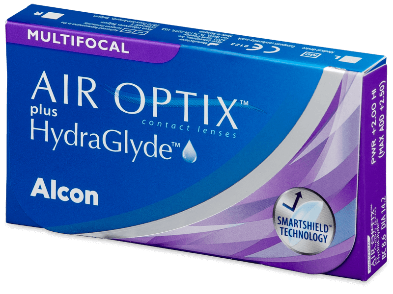 Air Optix plus HydraGlyde Multifocal (6 lenses) - Monthly contact lenses
