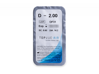 TopVue Air (6 lenses) - Blister pack preview