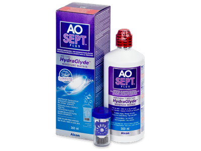 AO SEPT PLUS HydraGlyde Solution 360 ml 