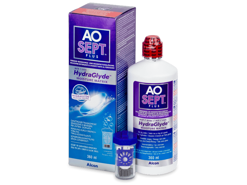 AO SEPT PLUS HydraGlyde Solution 360 ml - Cleaning solution