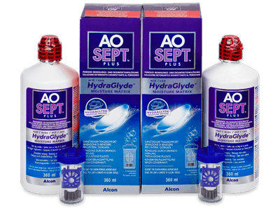 AO SEPT PLUS HydraGlyde Solution 2x 360 ml - This product is also available in this pack variation
