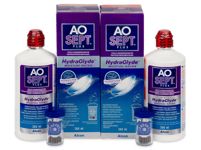 AO SEPT PLUS HydraGlyde Solution 2x 360 ml - This product is also available in this pack variation