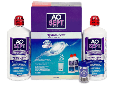 AO SEPT PLUS HydraGlyde Solution 2 x 360 ml