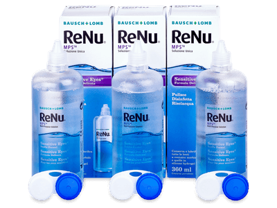 ReNu MPS Sensitive Eyes Solution 3 x 360 ml - Previous design