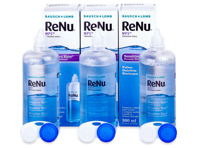 ReNu MPS Sensitive Eyes solution 3 x 360 ml - Previous design