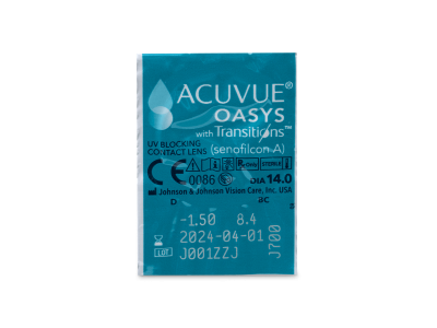 Acuvue Oasys with Transitions (6 lenses) - Blister pack preview