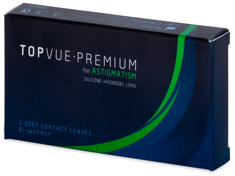 TopVue Premium for Astigmatism (3 lenses) - Toric contact lenses