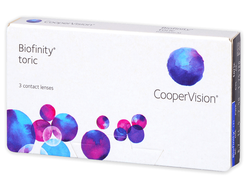 Biofinity Toric (3 lenses) - Toric contact lenses