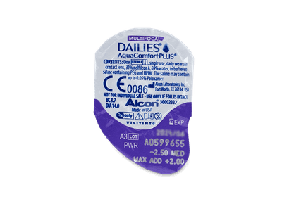 Dailies AquaComfort Plus Multifocal (90 lenses) - Blister pack preview