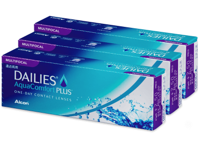 Dailies AquaComfort Plus Multifocal (90 lenses) - Multifocal contact lenses
