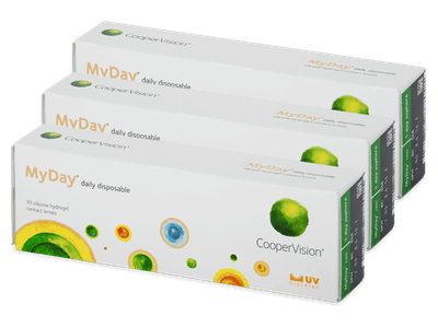 MyDay daily disposable (90 lenses) - Daily contact lenses