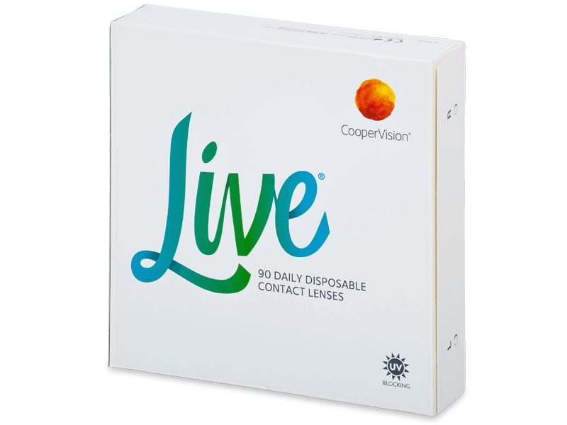 Live Daily Disposable (90 lenses) - Daily contact lenses