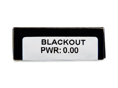 CRAZY LENS - Black Out - daily plano (2 lenses) - Attributes preview
