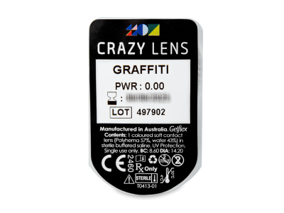 CRAZY LENS - Graffiti - daily plano (2 lenses) - Blister pack preview