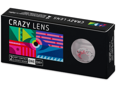 CRAZY LENS - Graffiti - daily plano (2 lenses)