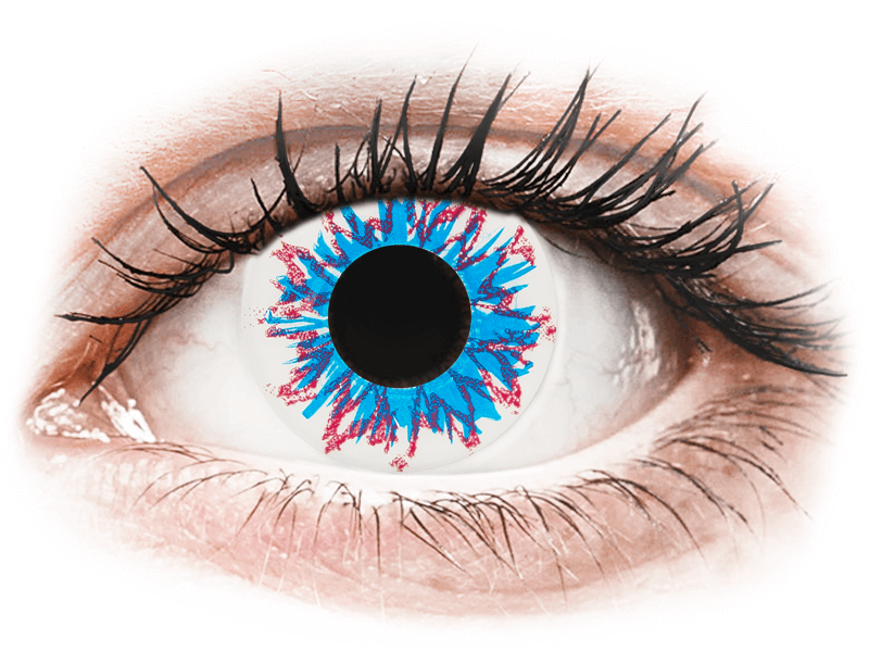 CRAZY LENS - Harlequin - daily plano (2 lenses) - Coloured contact lenses