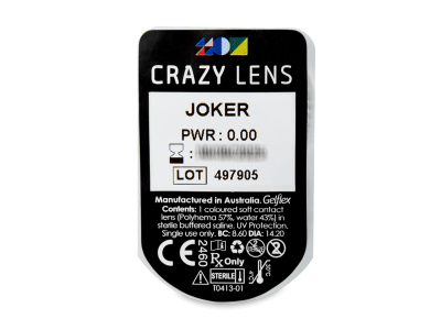 CRAZY LENS - Joker - daily plano (2 lenses) - Blister pack preview