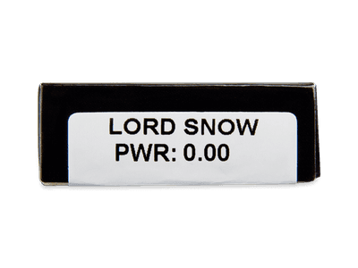 CRAZY LENS - Lord Snow - daily plano (2 lenses) - Attributes preview