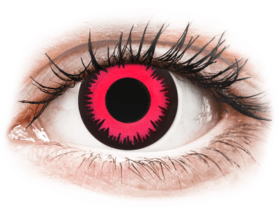 CRAZY LENS - Vampire Queen - daily plano (2 lenses) - Coloured contact lenses