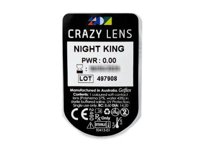 CRAZY LENS - Night King - daily plano (2 lenses) - Blister pack preview